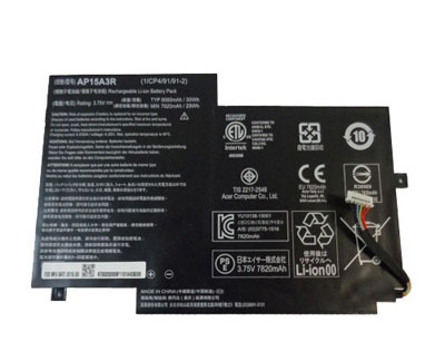 batería original ap15a3r,genuino batería acer ap15a3r